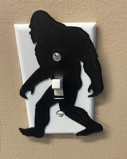 Bigfoot / Sasquatch / Yeti Lightswitch cover