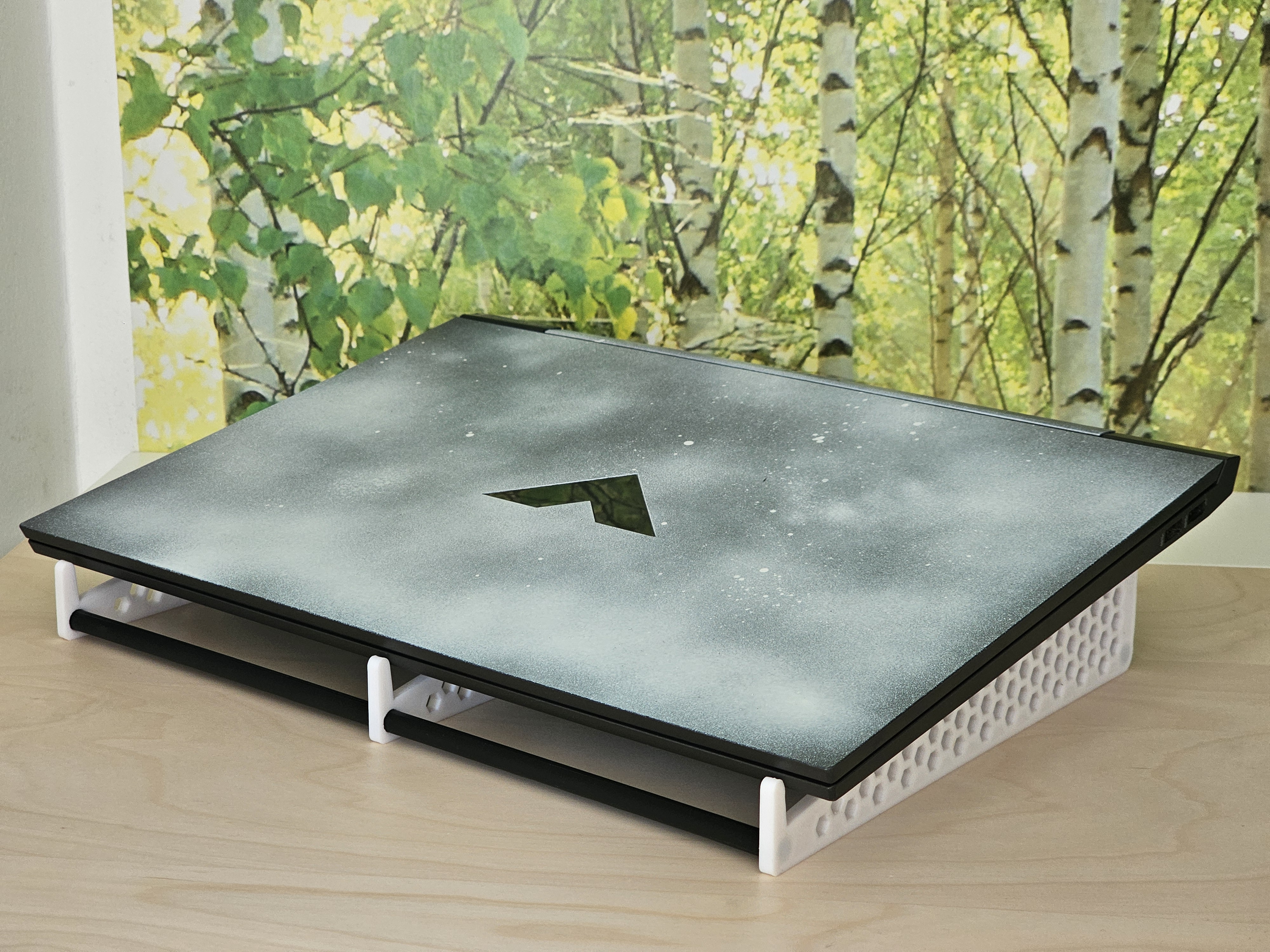 Laptop Stand | Minimalistic Honeycomb Laptop Stand