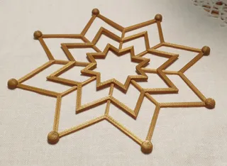 Decorative 8-sided Star
