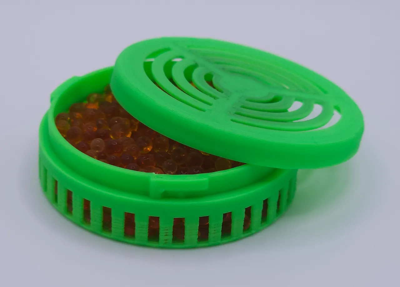 fast printable Twist Lock Silica Container by Timo | Download free STL ...