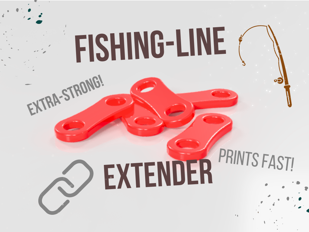 Fishing line extender by AdamMakesStuff Download free STL model