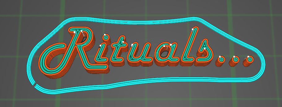 Neon Rituals Logo Rituals Logo by Philipp Szarzec | Download free STL model | Printables.com