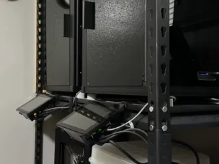 Metal Storage Shelf RPi + 7" Screen Mount