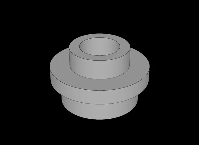 Lego Compatible (85861.dat) Plate 1 x 1 Round with Open Stud