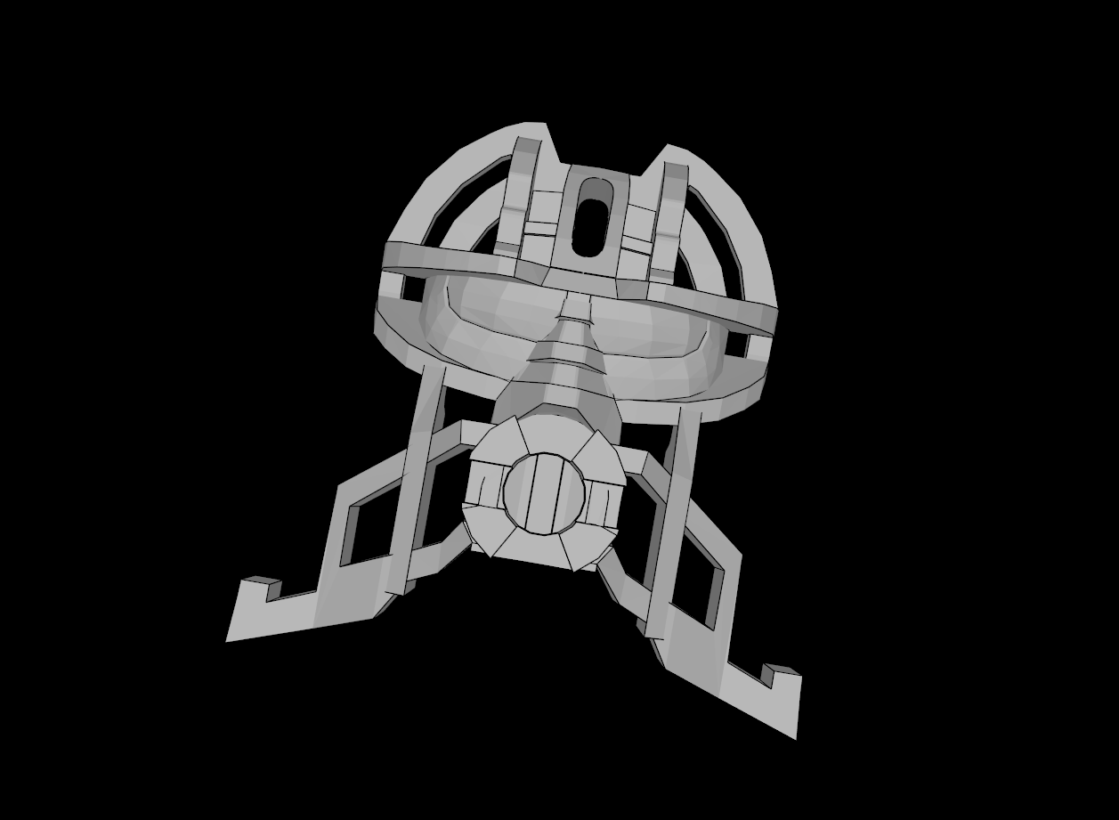 Lego Compatible (32579.dat) Bionicle Compatible Head Connector Block (Tohunga)