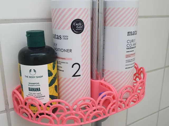 Decorative shower shelf