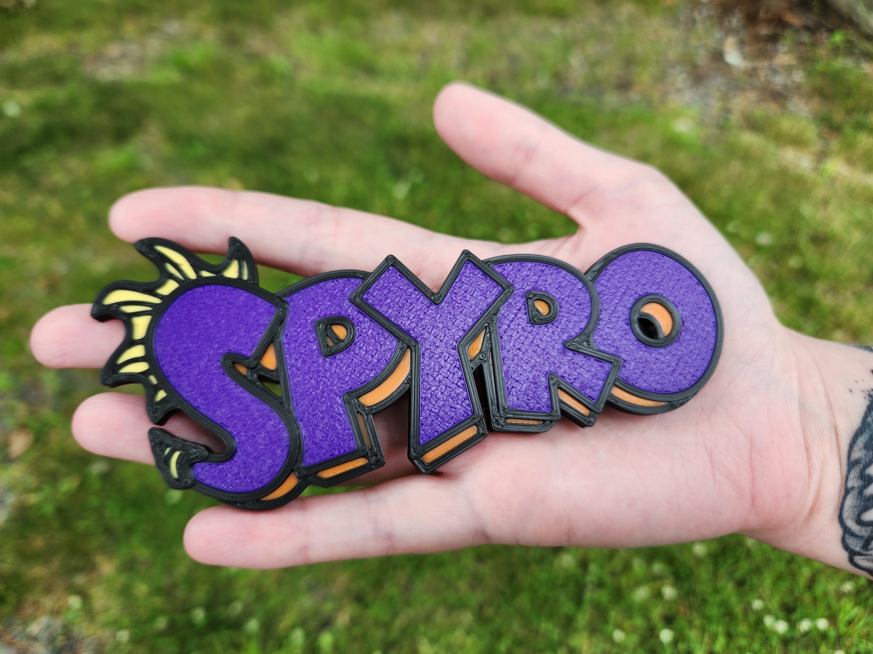 Spyro Logo Magnet by Amethyst3D | Download free STL model | Printables.com