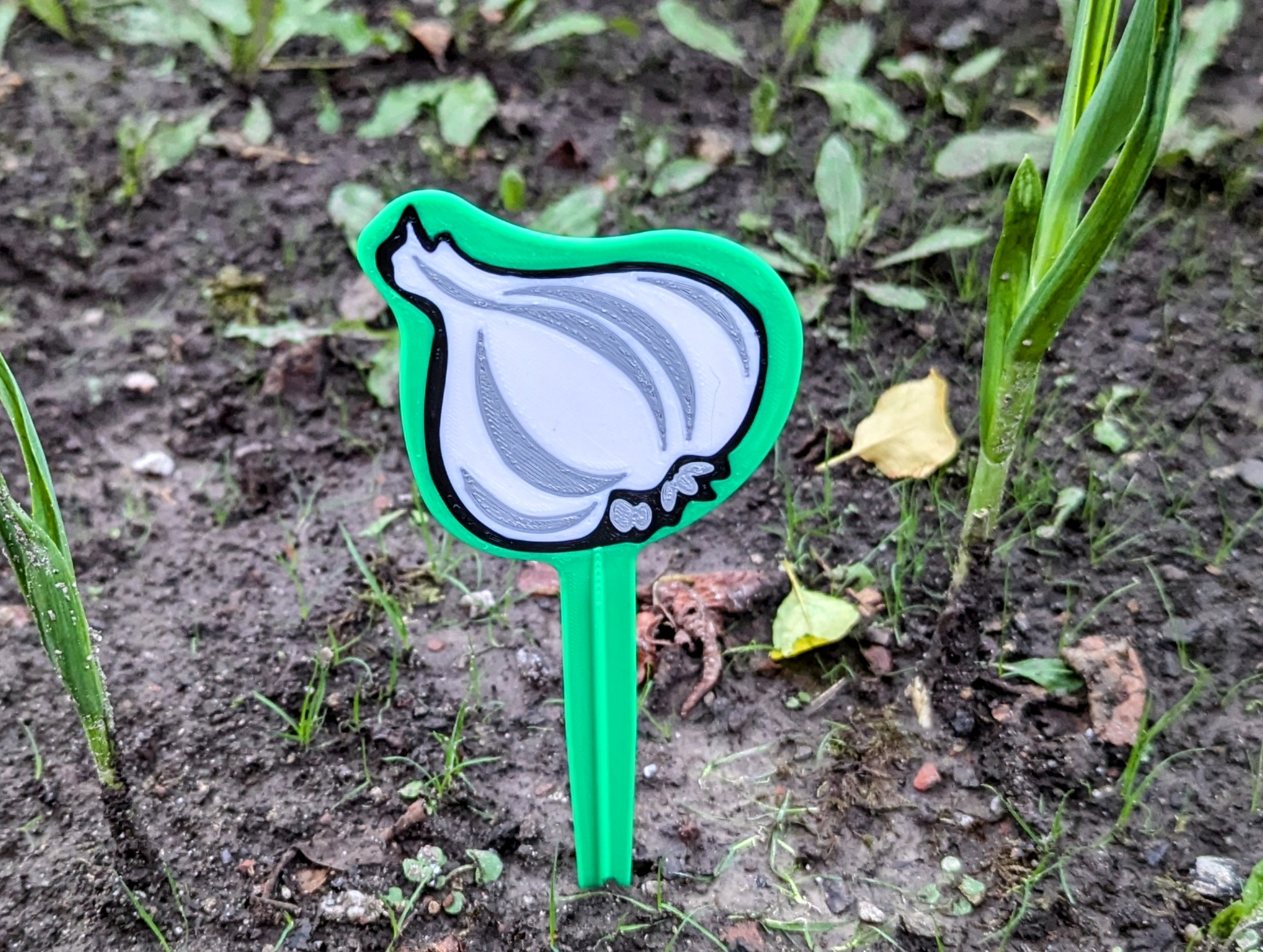 Garlic Sign by blecheimer | Download free STL model | Printables.com
