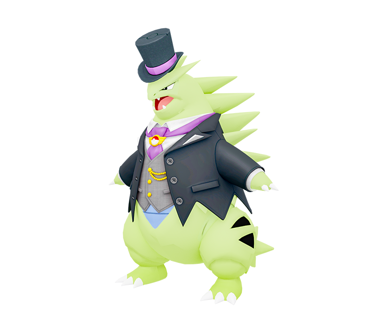 Tuxedo Style Tyranitar with top hat from Pokemon