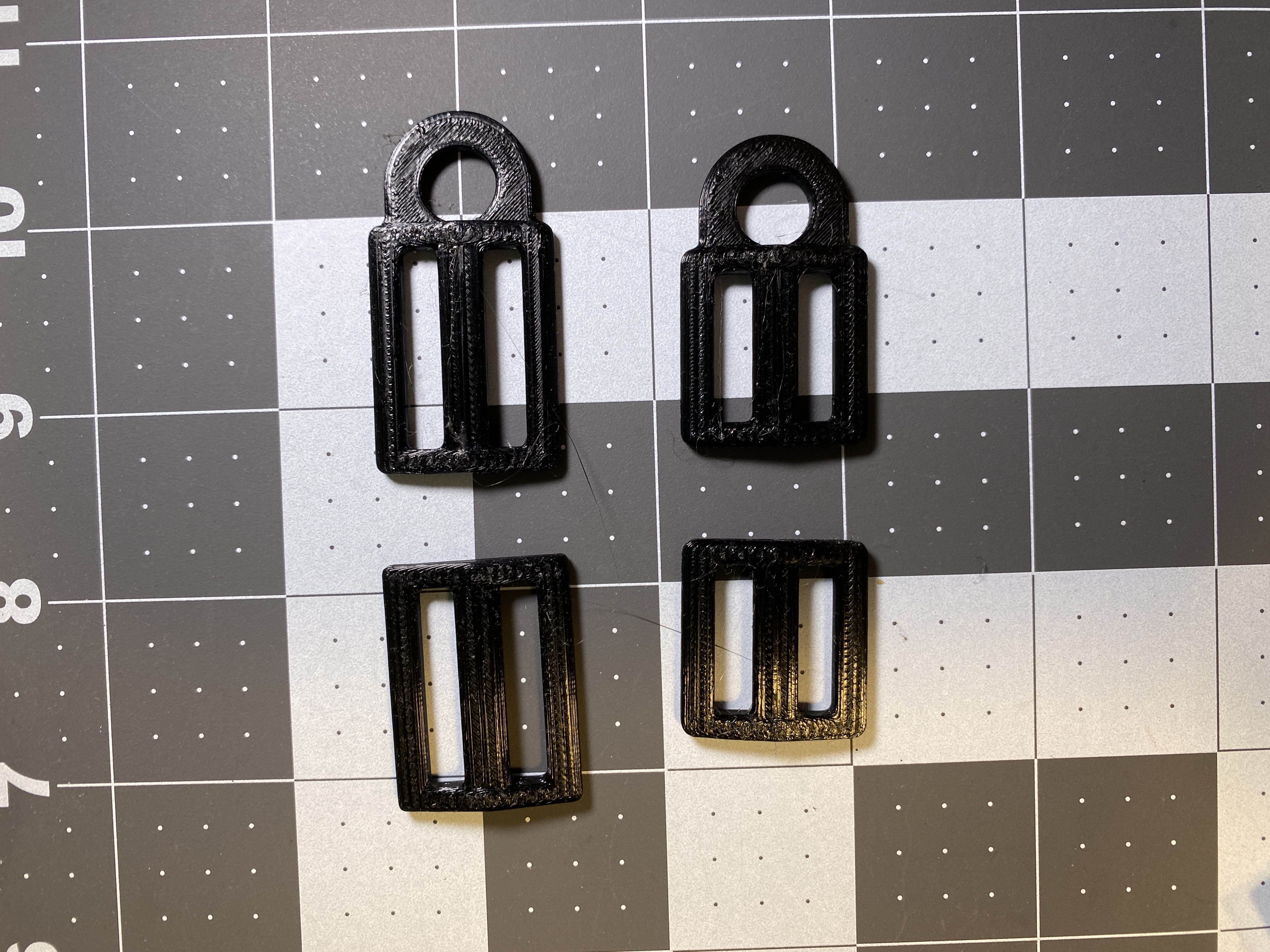 Backpack Strap Slide (with carabiner hole)