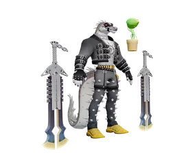 Daylon (Sobek) from Dislyte (Crocodile man)