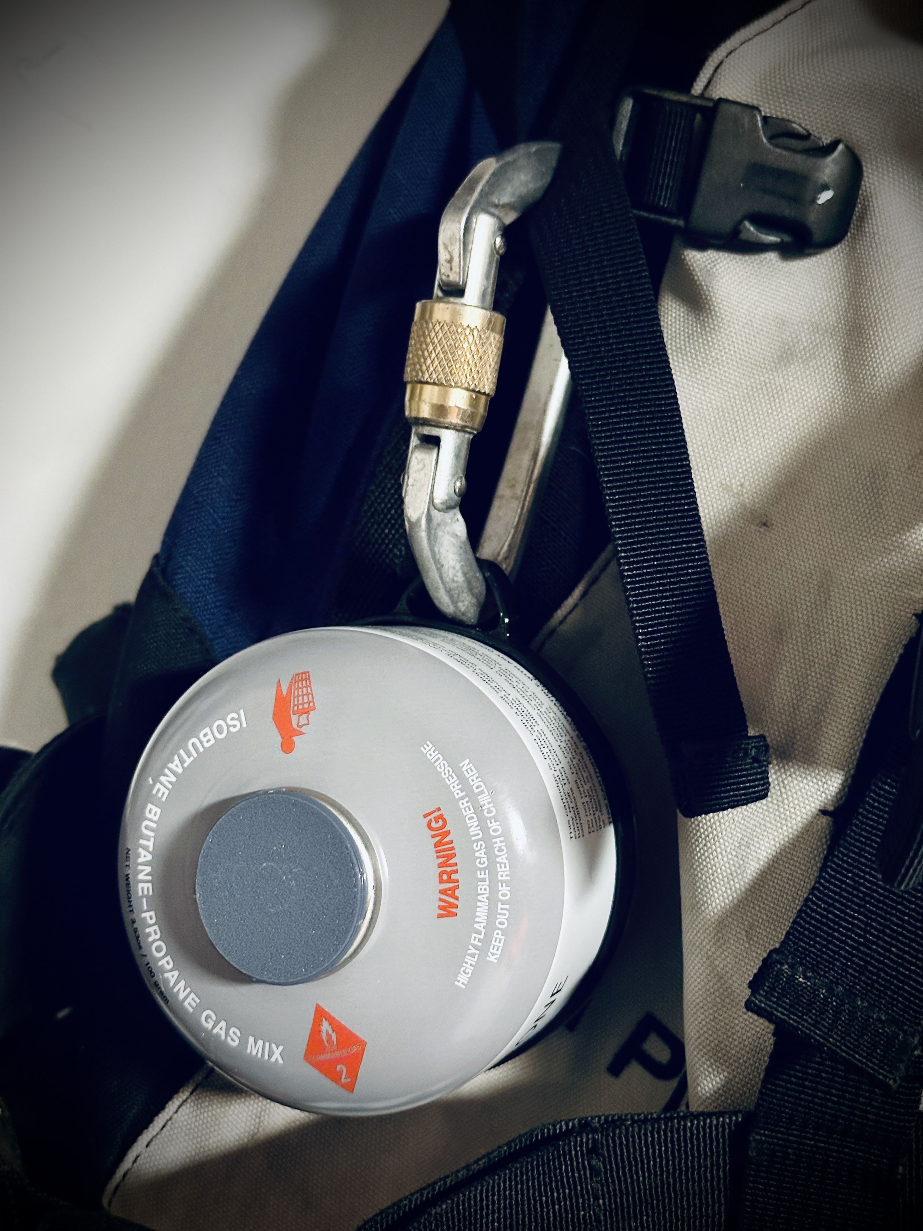 Carabiner Loop for Butane Canister UPDATED