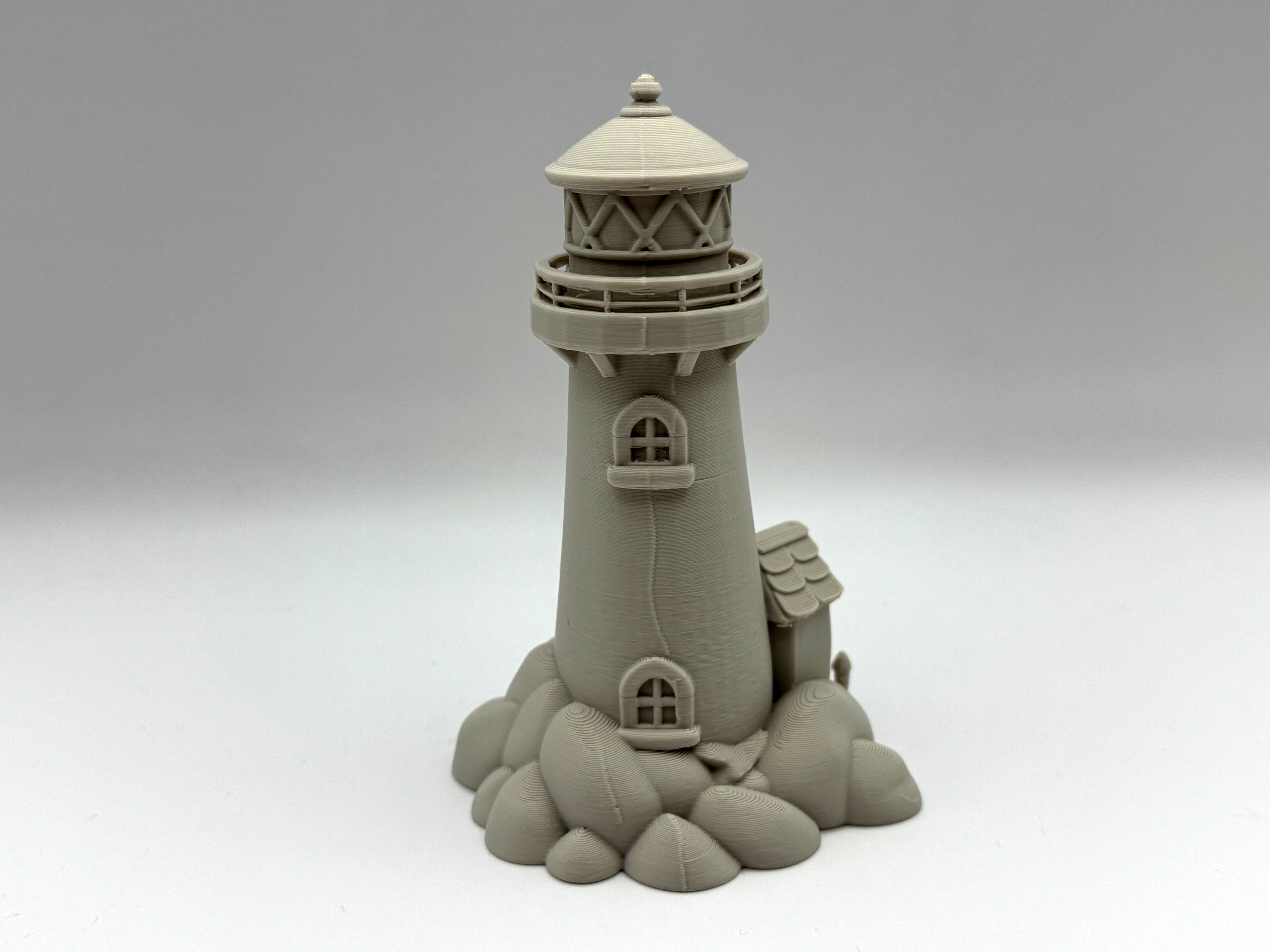 Miniatura 5 do modelo 3D Miniature Lighthouse