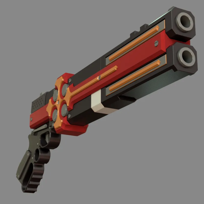 Gungrave Cerberus Cosplay Prop – 3D Printed Replica from Anime
