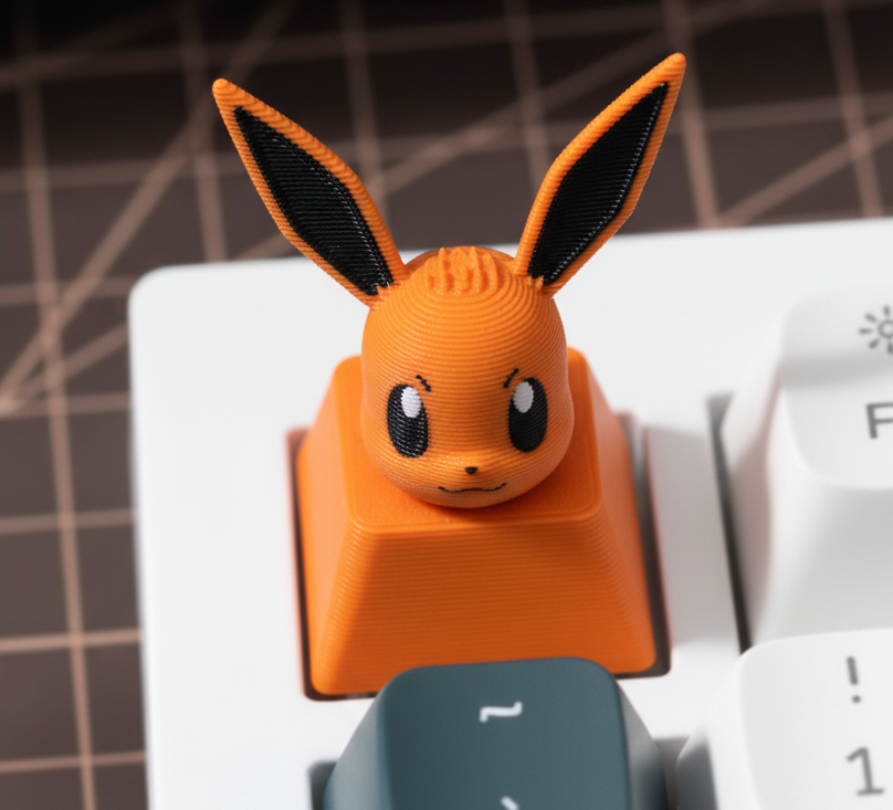 Eevee Pokemon Keyboard Keycap MX