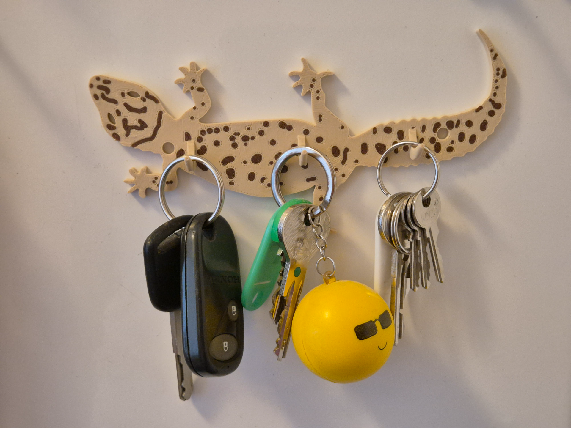 Geckey | Leopard Gecko Key Hanger Rack