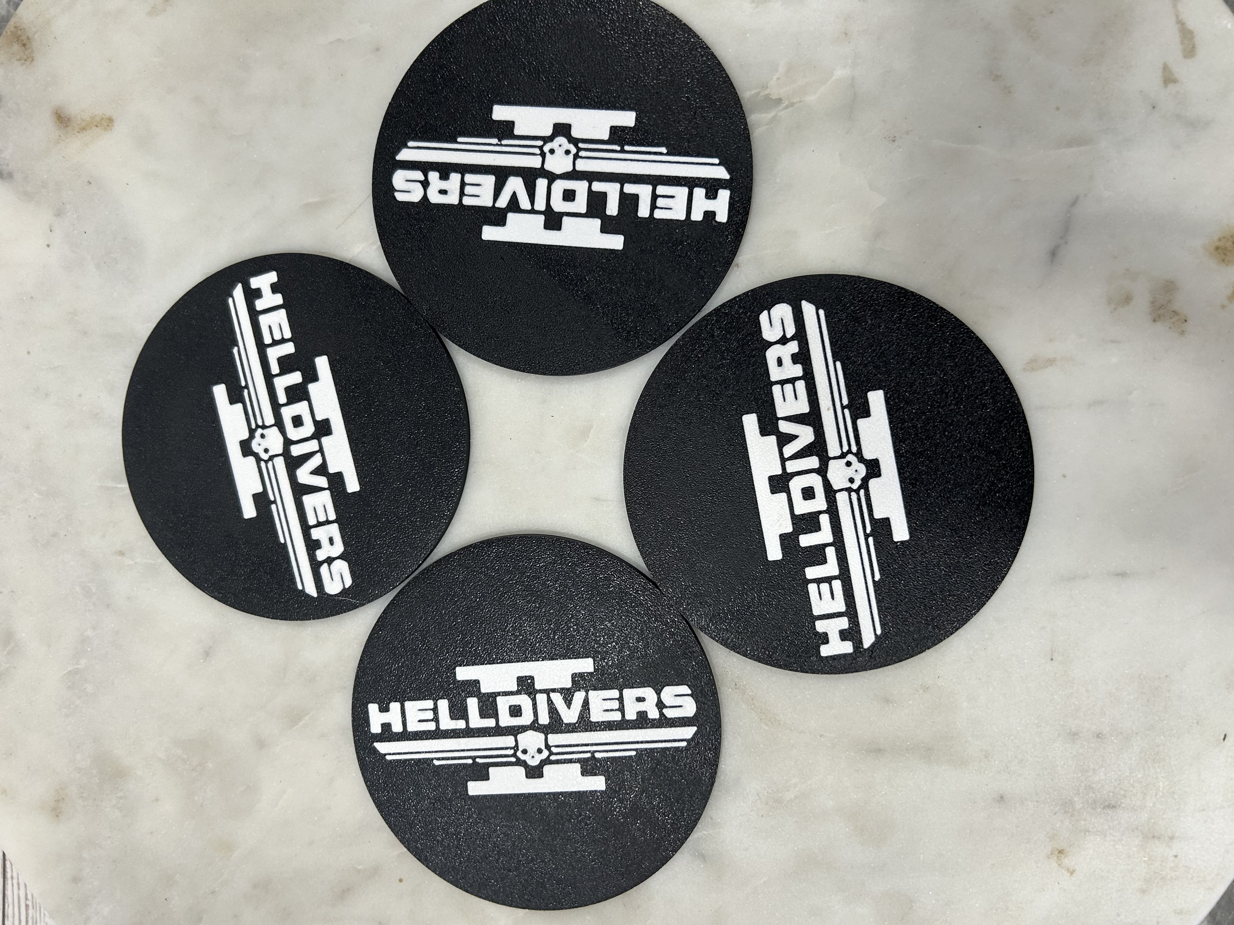 Miniatura 2 do modelo 3D Helldivers 2 Coaster
