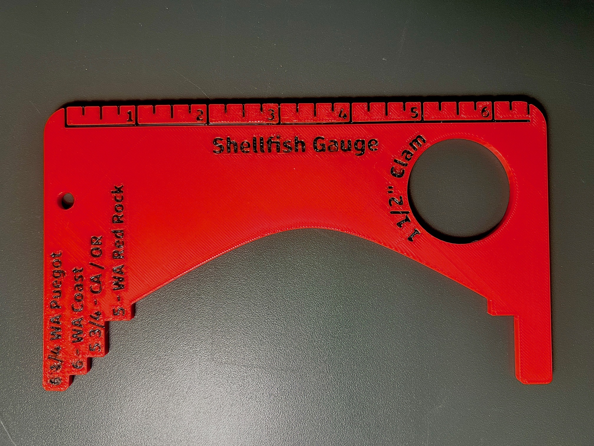 Shellfish Gauge (Crab and Clams) by JeffC | Download free STL model ...