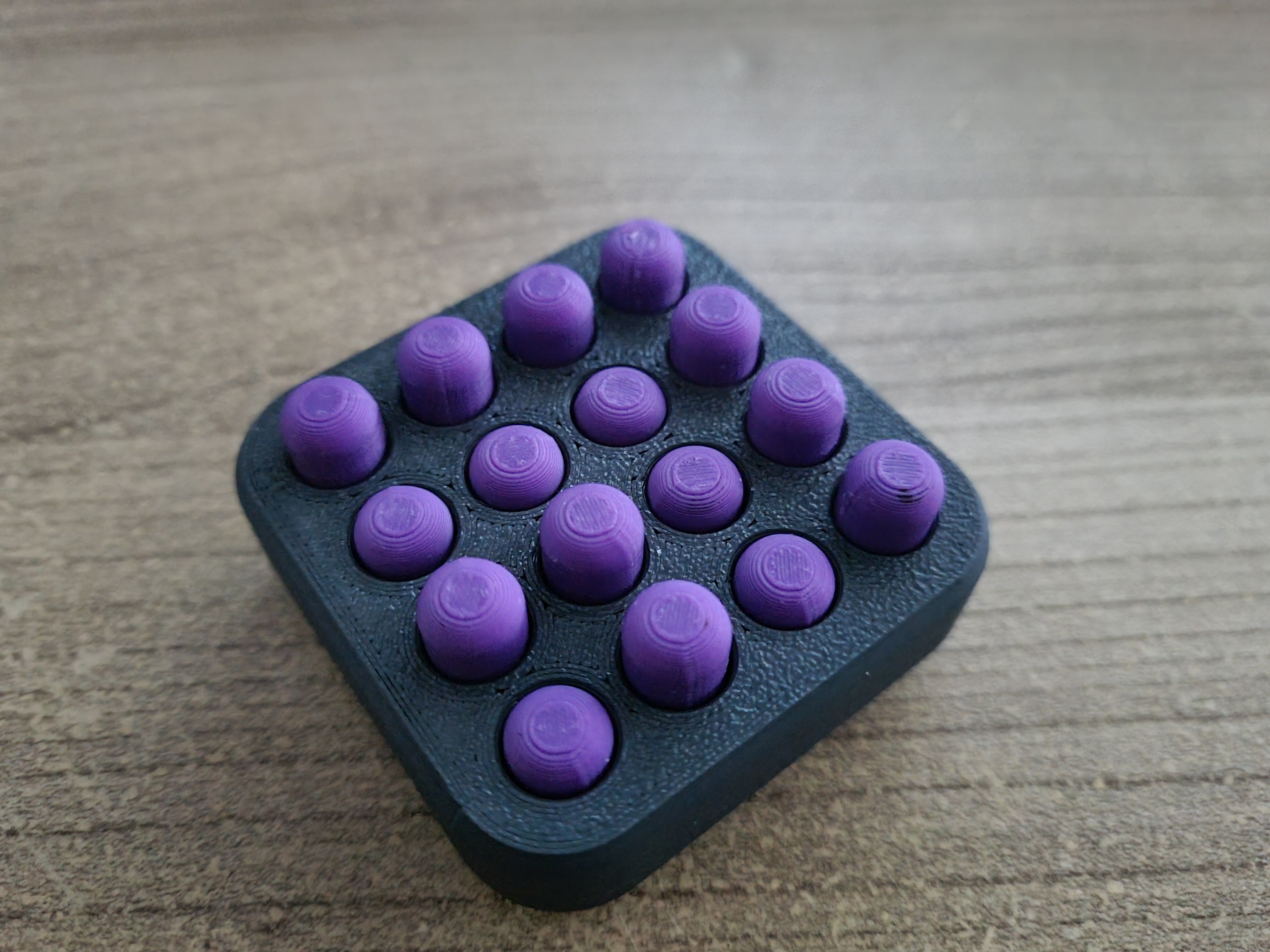 Pop Fidget 4x4 TPU Inlay