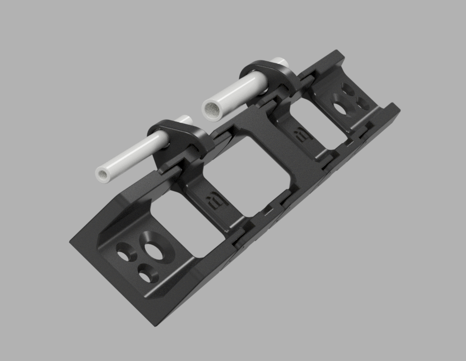 Easy Print Drag Chain with Bowden Tube Guide