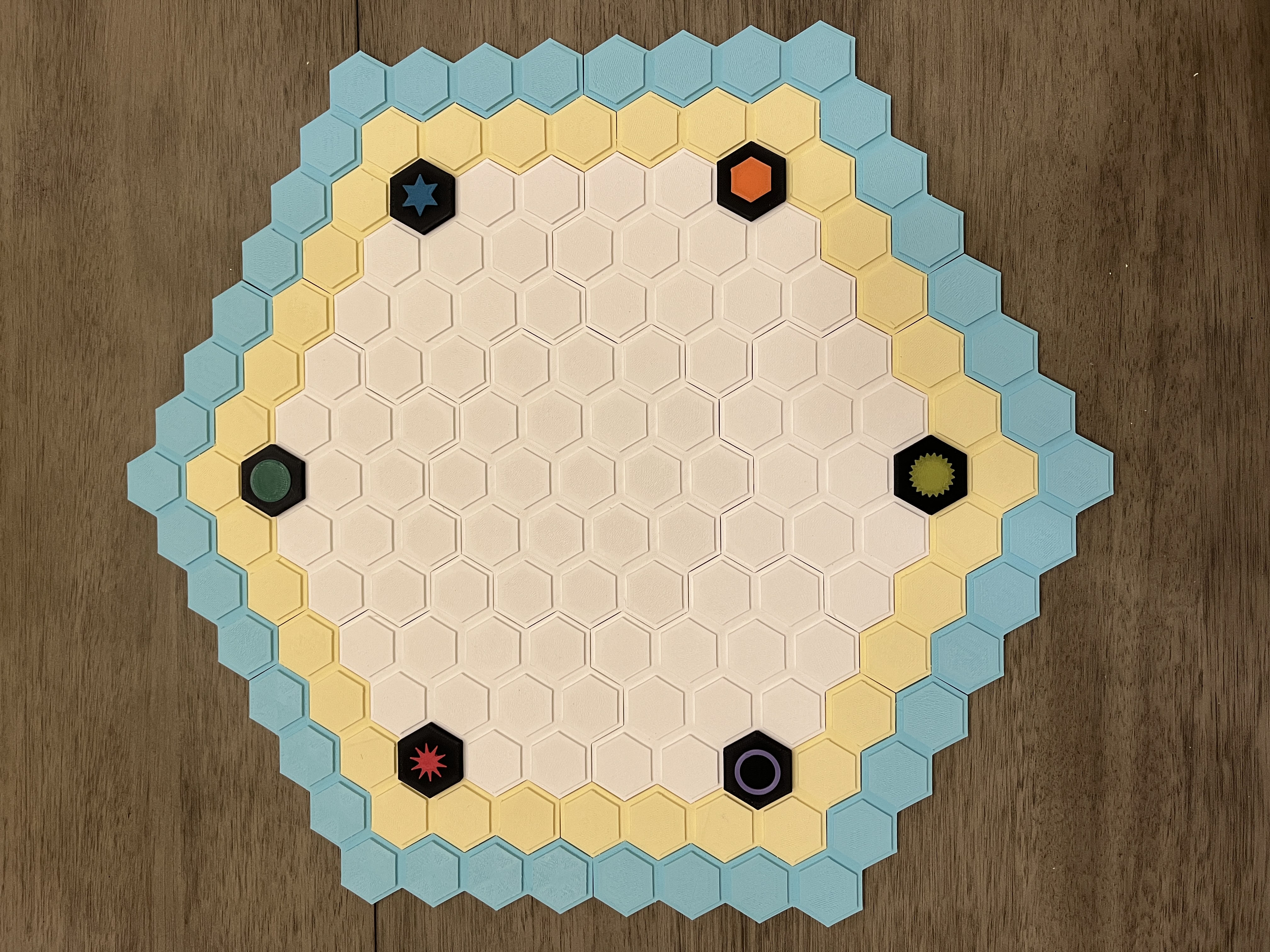 Ingenious 3D Hex Gameboard