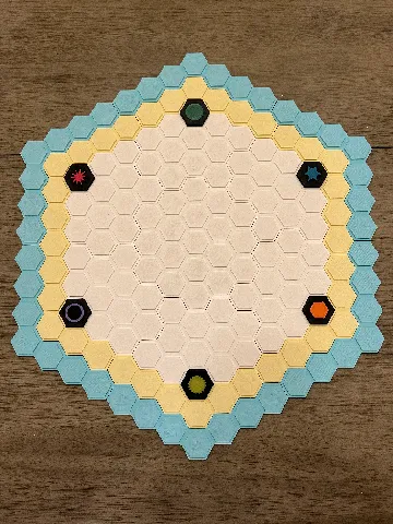 Ingenious 3D Hex Gameboard