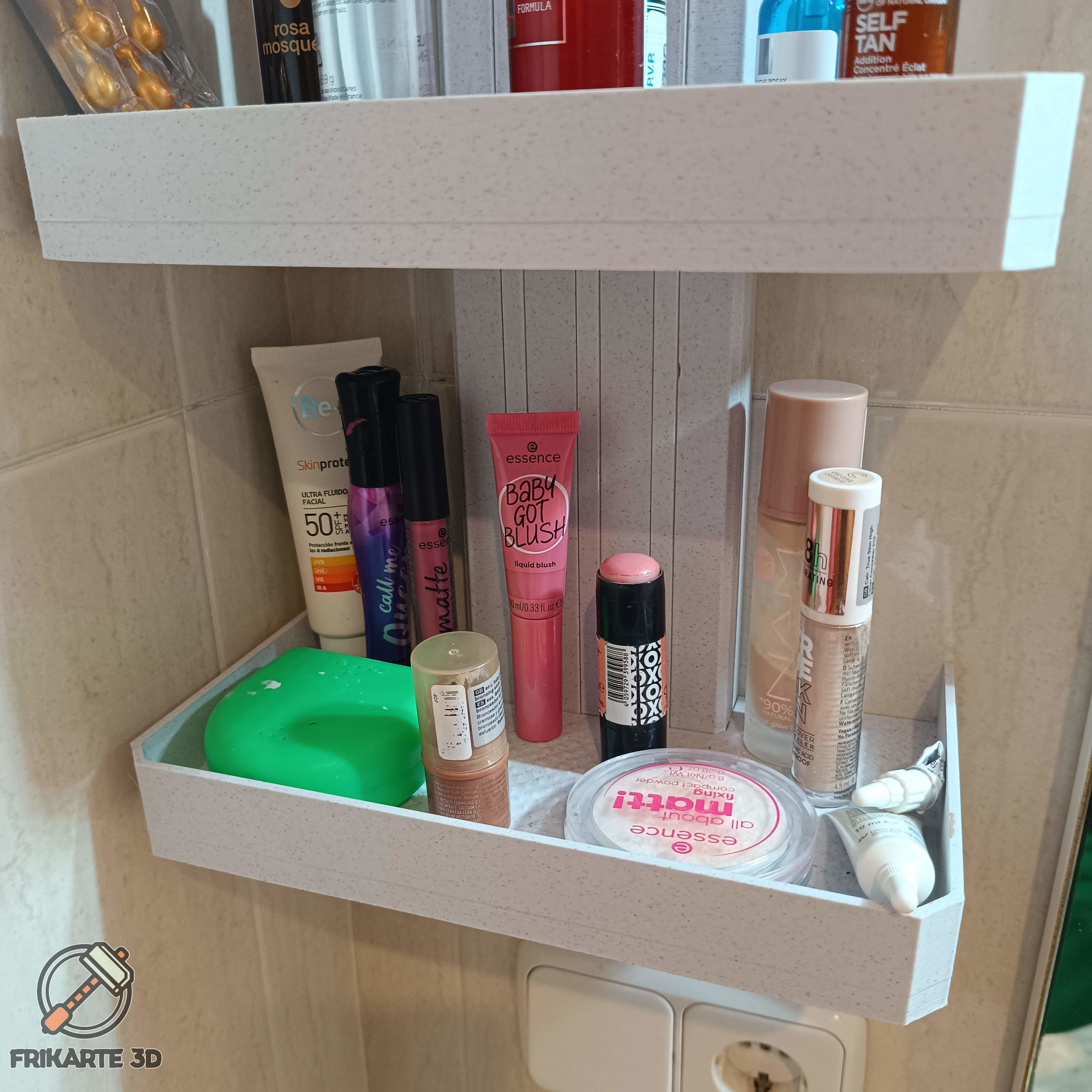Modular MakeUp Shelving by Frikarte3D | Printables Store