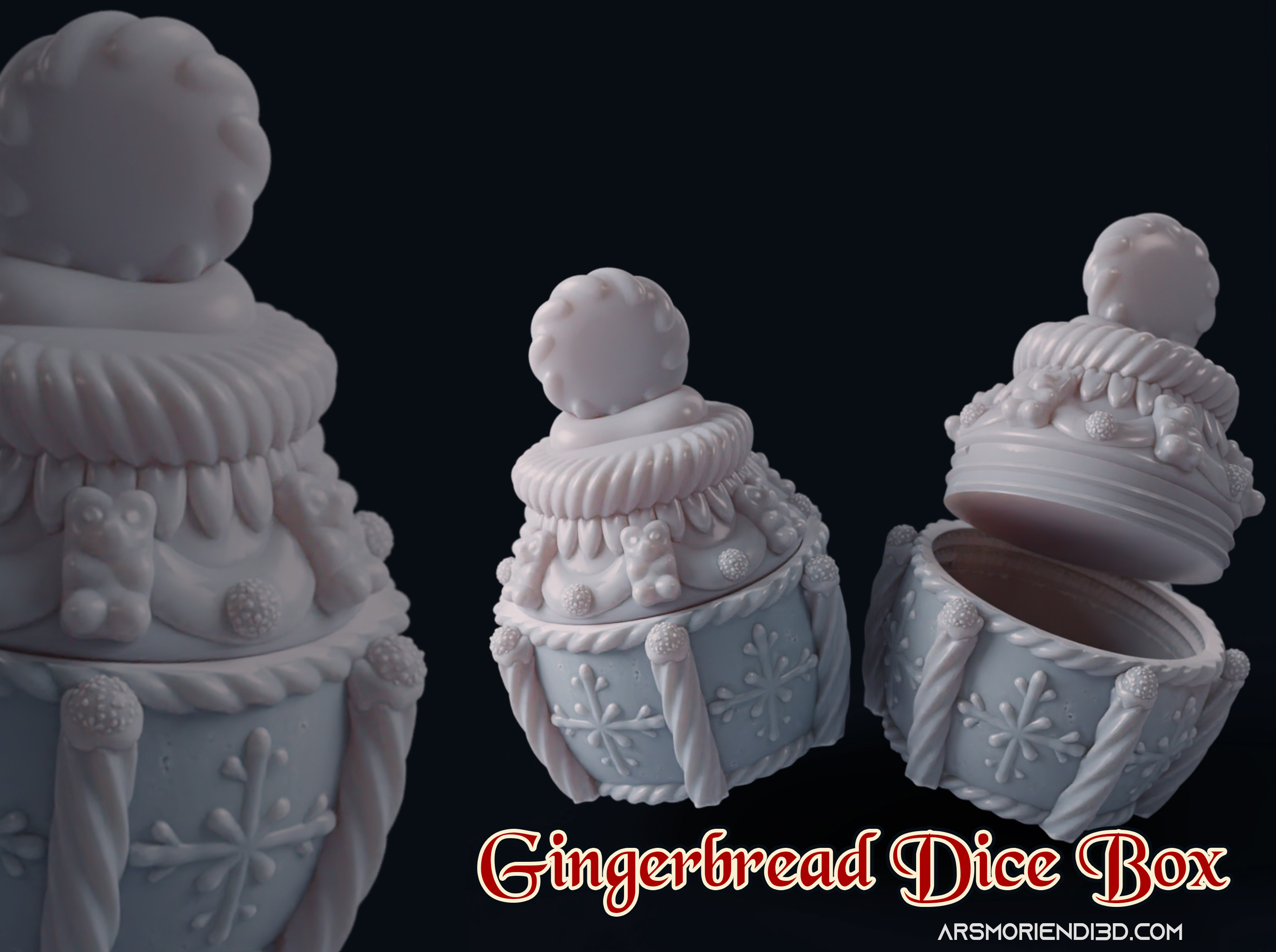 Gingerbread Dice Box - Mythic Mugs