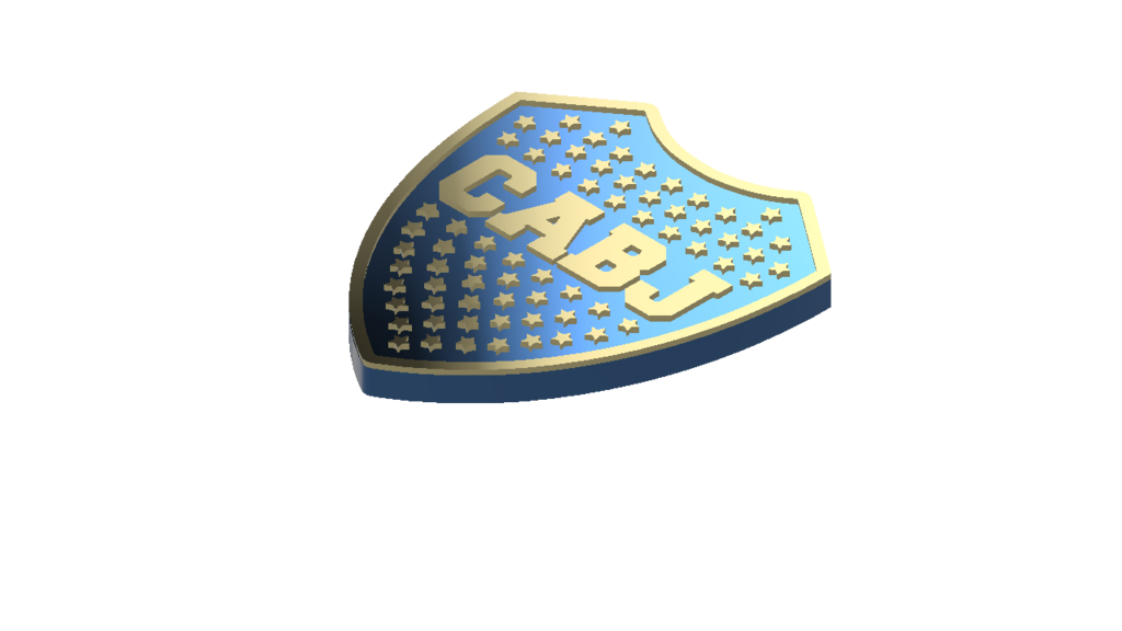 Boca Juniors escudo 66 estrellas (extrusion simple o dual)