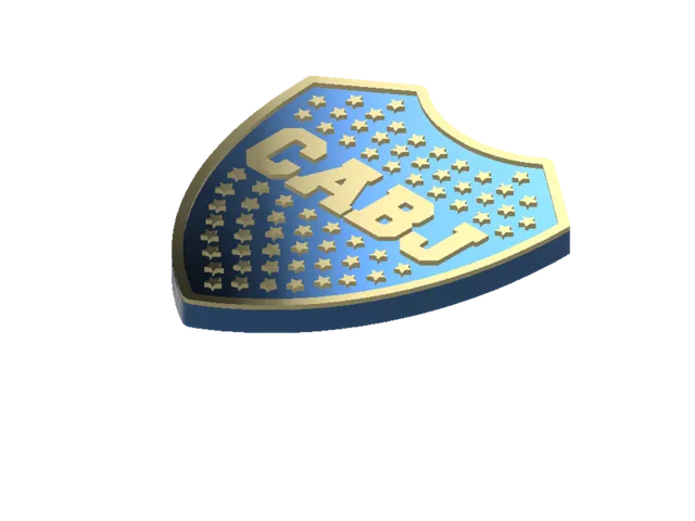 Boca Juniors escudo 66 estrellas (extrusion simple o dual)