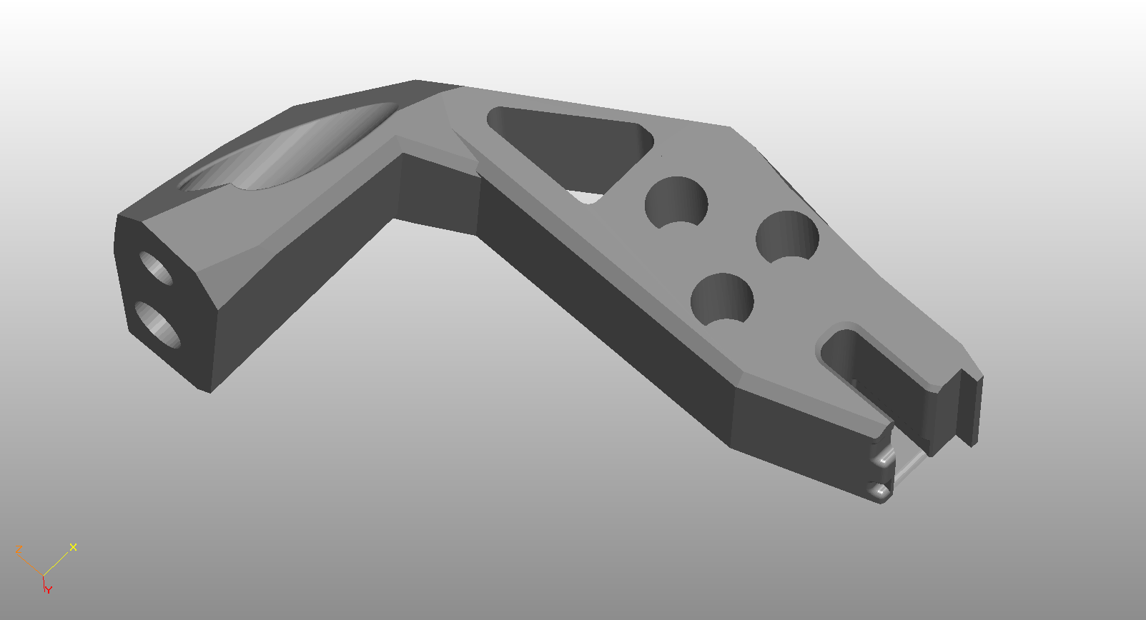 Voron CW2 cable bridge for BTT SB2209-RP2040 3hole