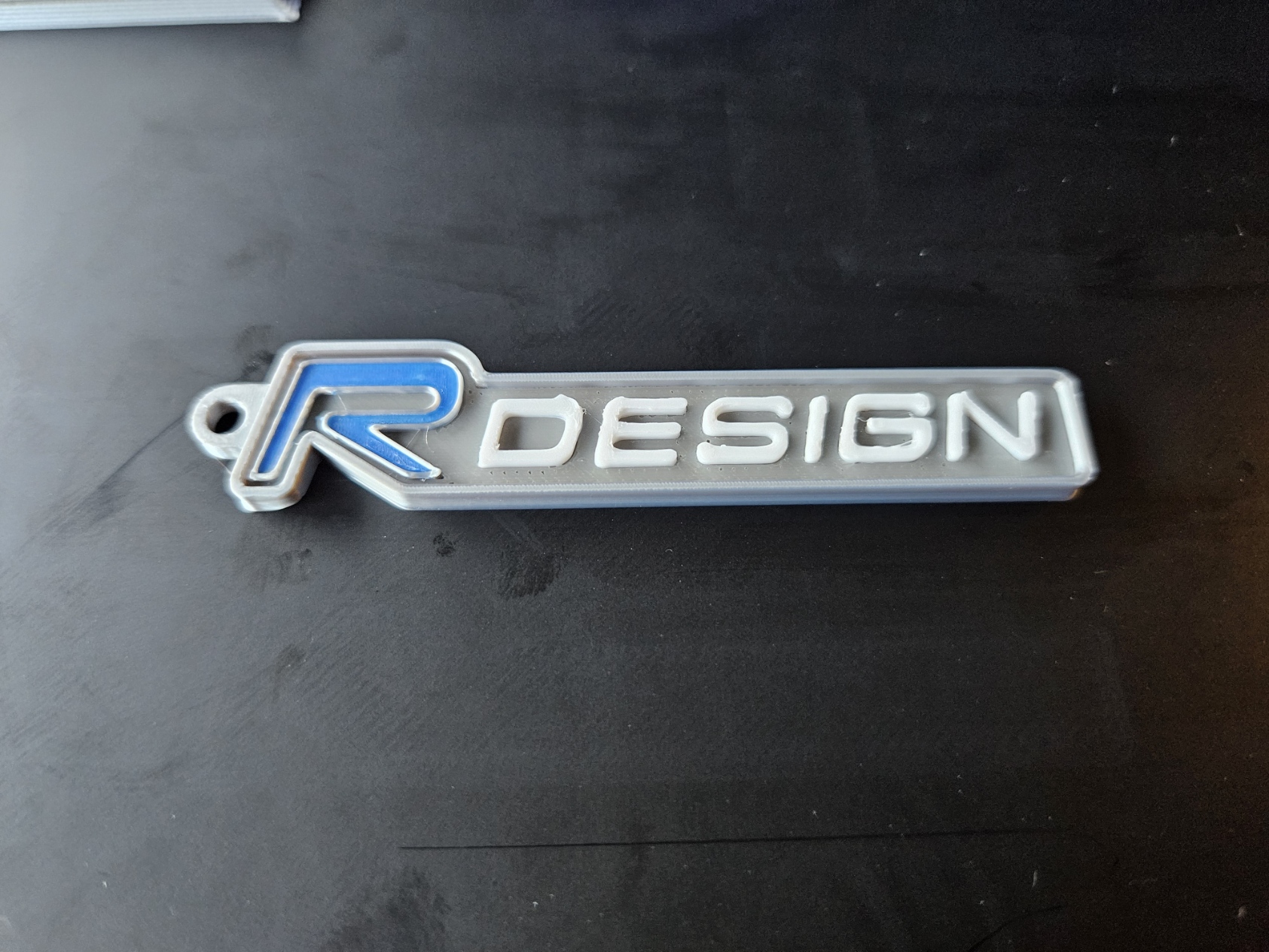 R design keychain by Artsy Voxel | Download free STL model | Printables.com