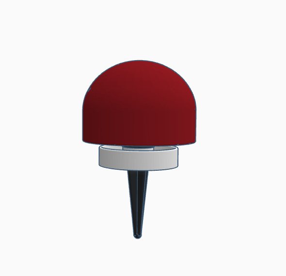 Mushroom roof for snail trap