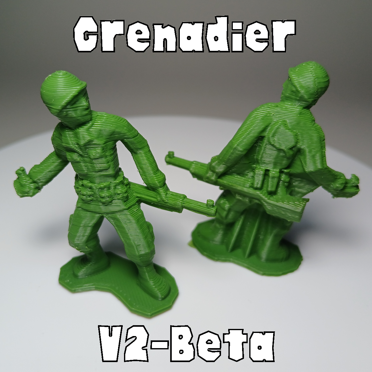 Army Men - Grenadier - EASY FDM PRINT