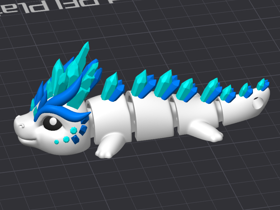 Ice Dragon - More Crystals Version