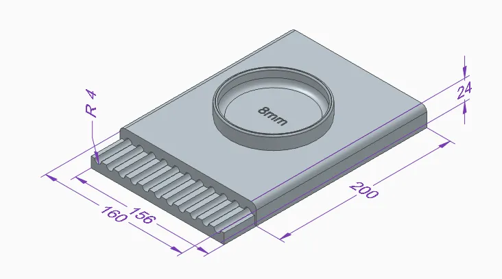 16mm Boilie Rolling Machine For Carp Fishing 3D Printed