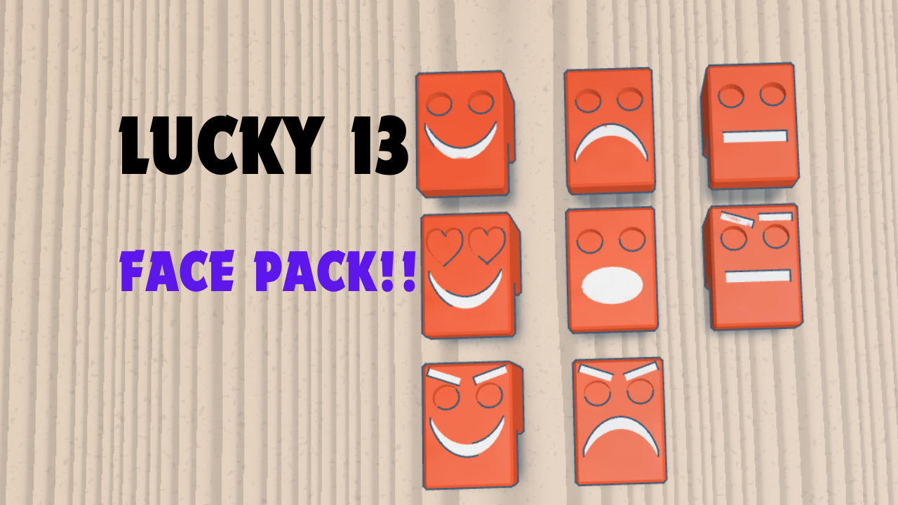 Lucky 13 Face Pack!!