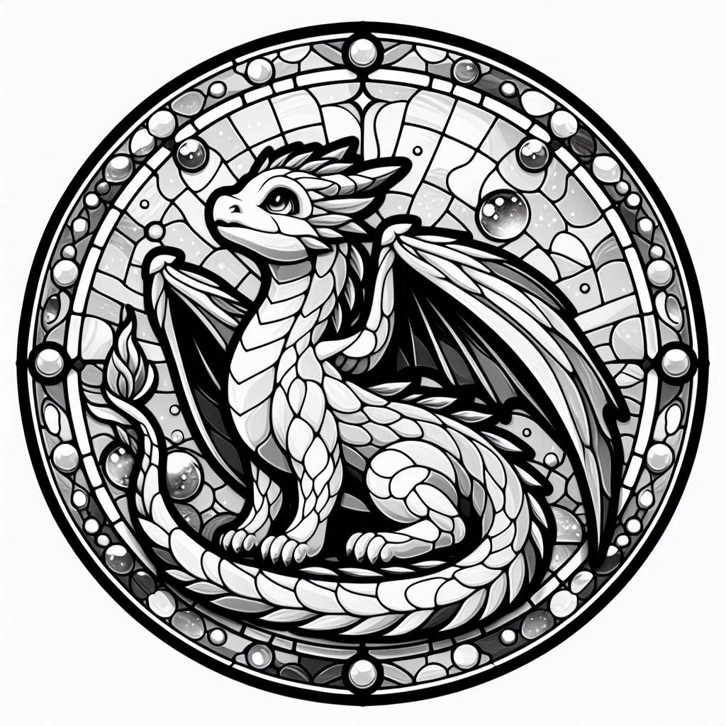 Little dragon (three colours)