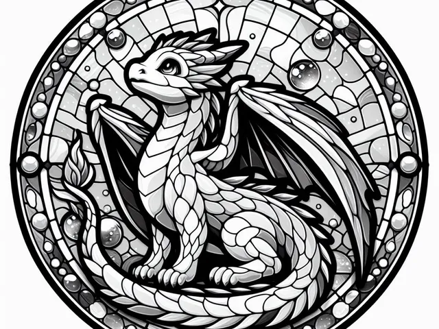 Little dragon (three colours)