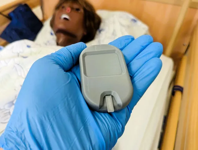 Glucometer prop for healthcare simulation