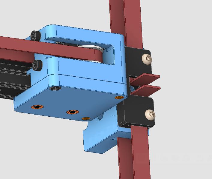 Sovol XY belt tensioning system