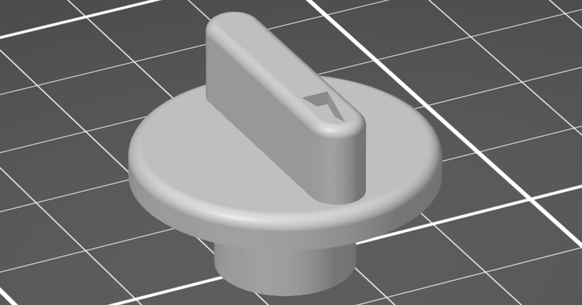Danby Mini Fridge Thermostat Knob by Hedberg Download free STL model