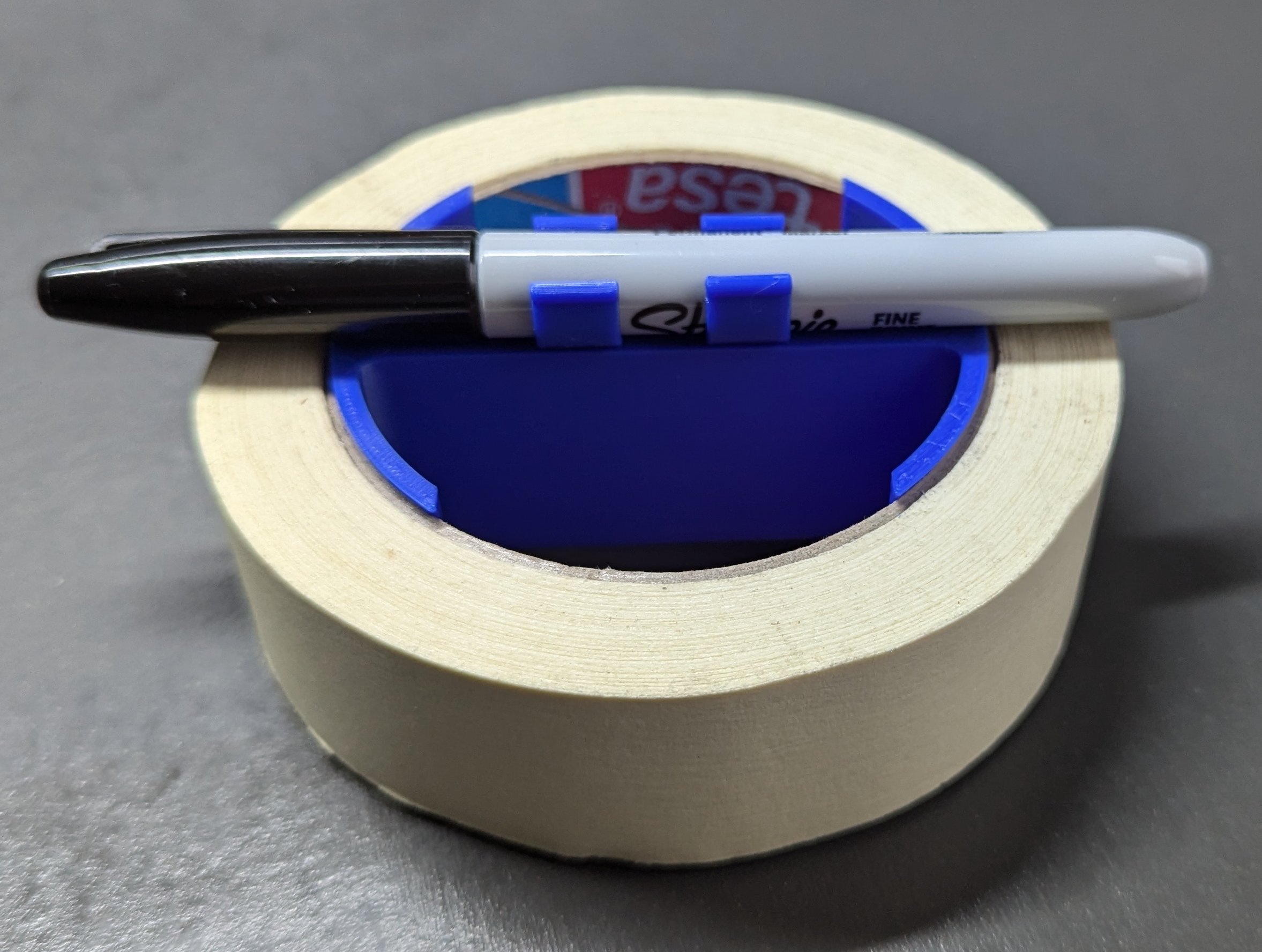 Tape and Pen holder 3D model thumbnail