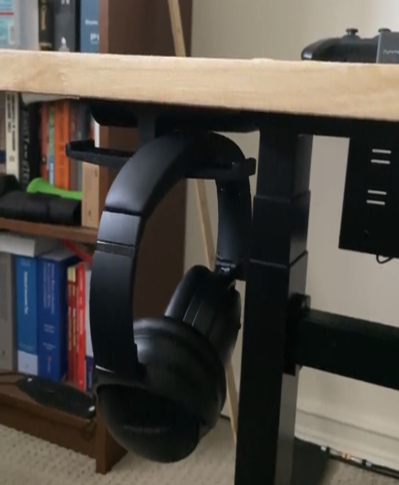 Headphone Hook for Under Desk