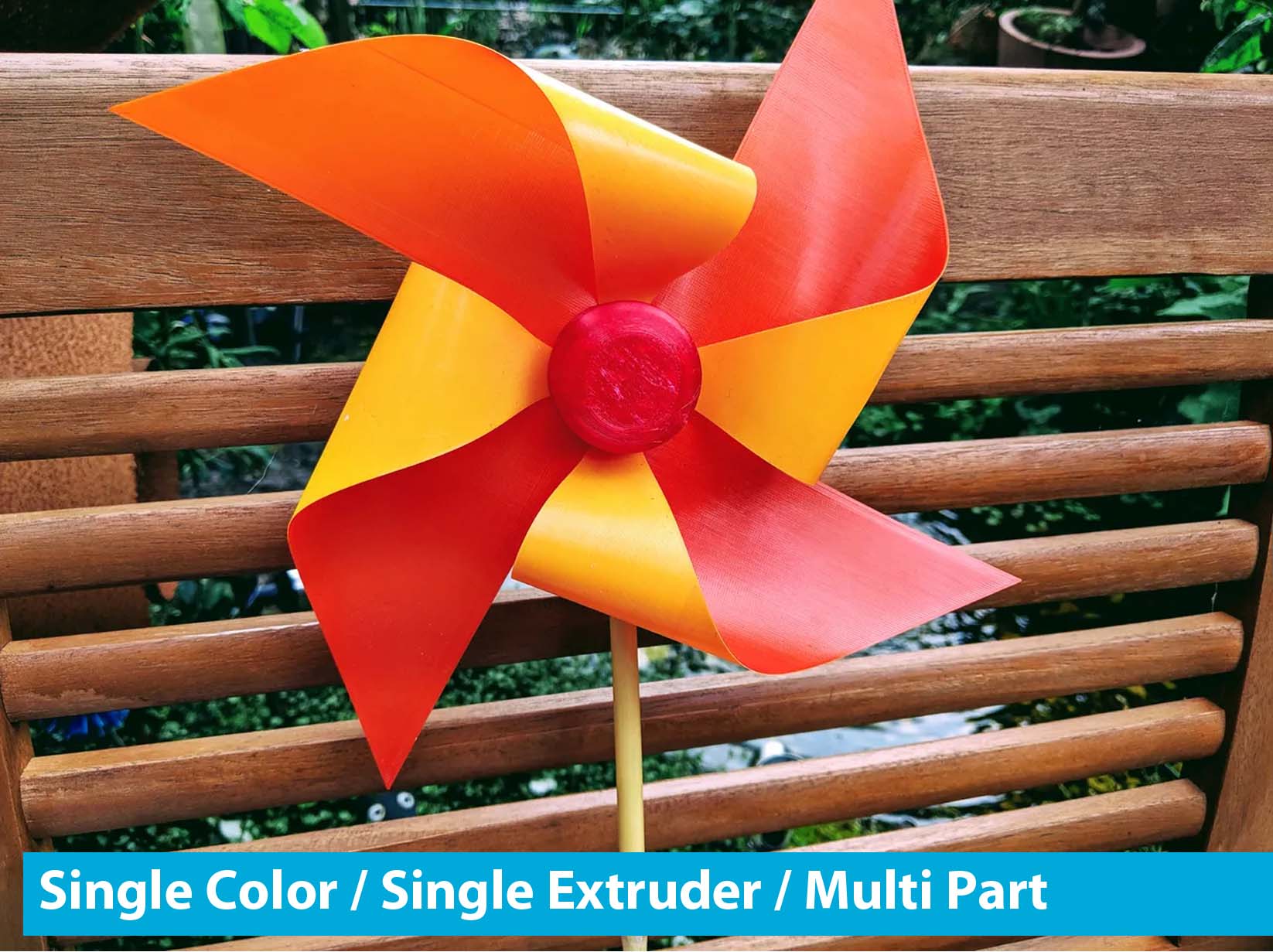 Plastic windmill fashion toy