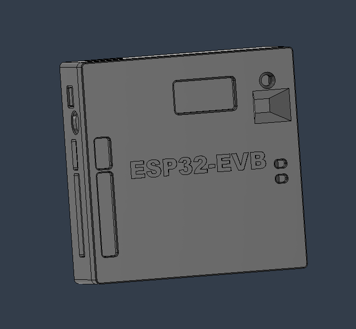 Box for ESP32-EVB (suitable or both ESP32-EVB and ESP32-EVB-EA)