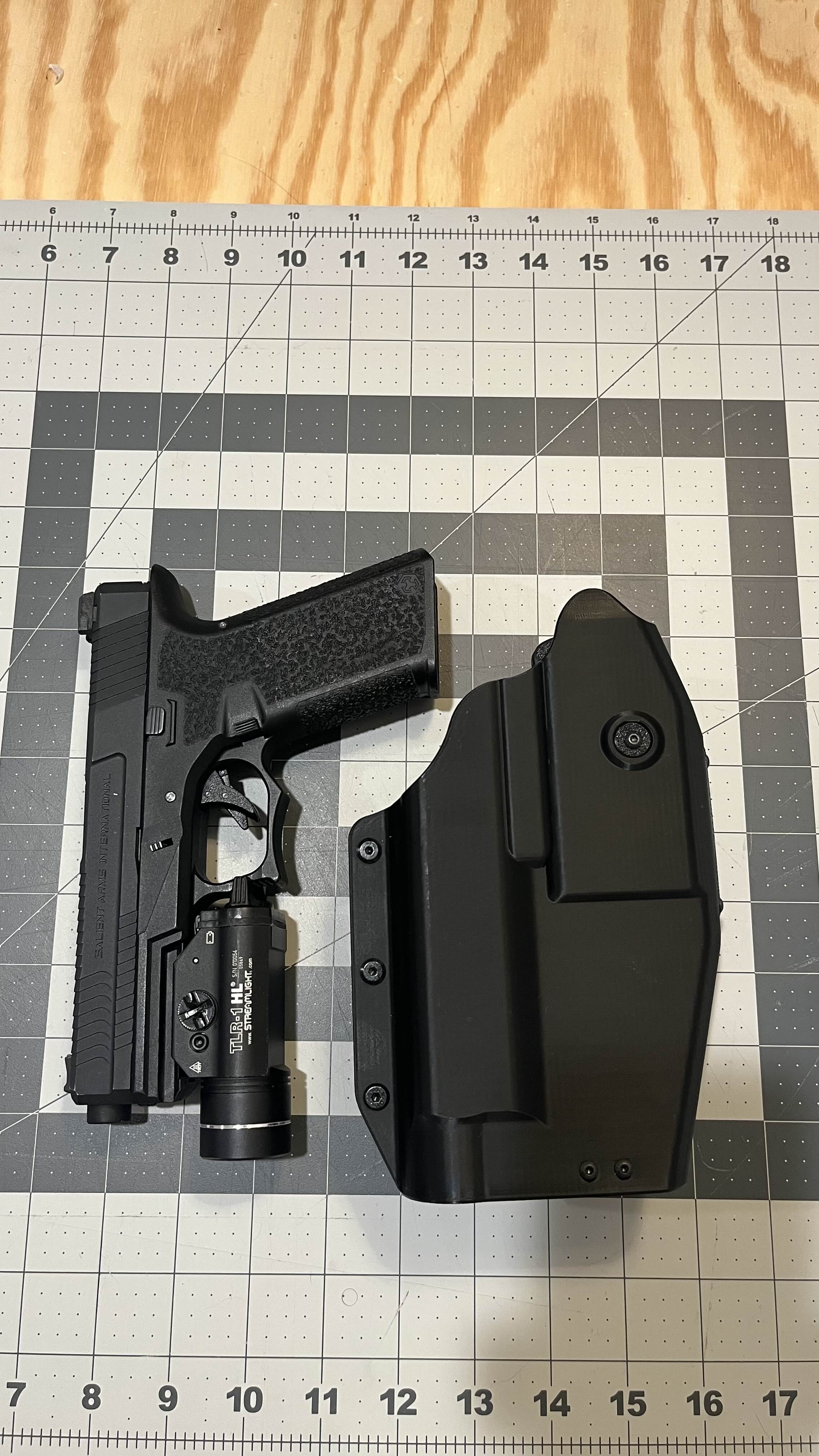 TLR-1 / x300 Compatible Airsoft Glock Slide Locking Holster