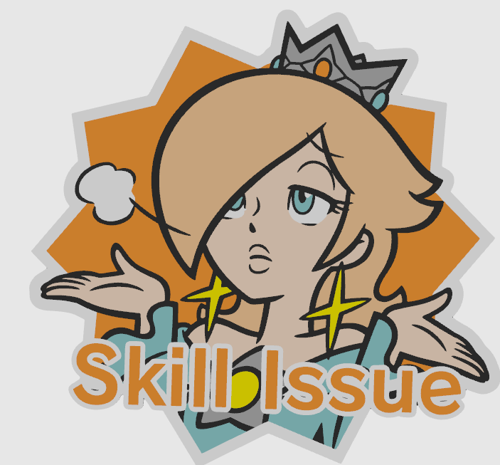 Rosalina Skill Issue by KrishGup | Download free STL model | Printables.com