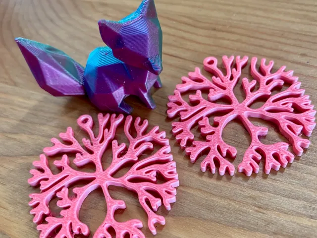 Coral Earrings by 3DFashionFreak
