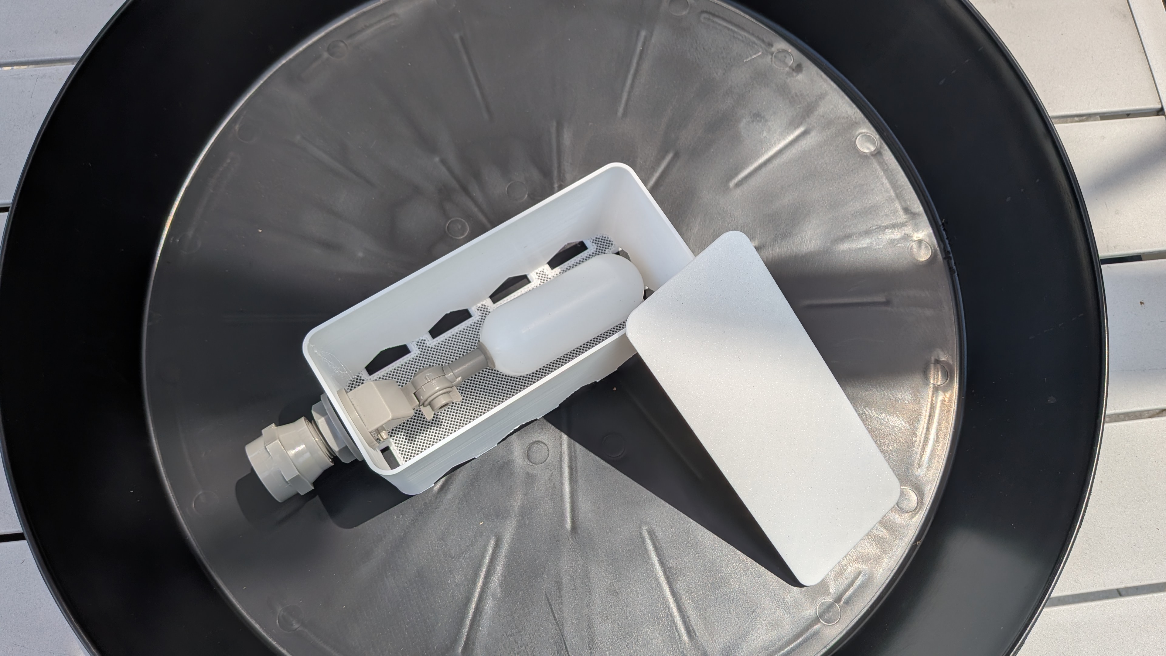 Planter Float Valve Reservoir Box